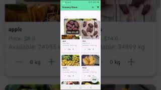 Grocery store AI bot app flutter app development