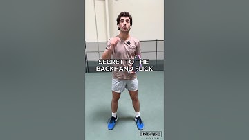 The secret the pros use on the backhand flick! #pickleballtips #pickleball