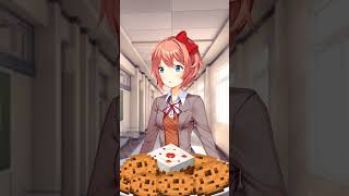 How Sayori Eats Her Food