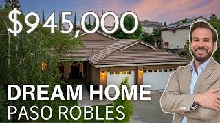 Single-Level, Elegant Home in PASO ROBLES | Home Tour - UNDER 1 MILLION