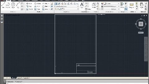 Frame & titleblock - Autocad 2013 Training - Dynamic block - Attributes