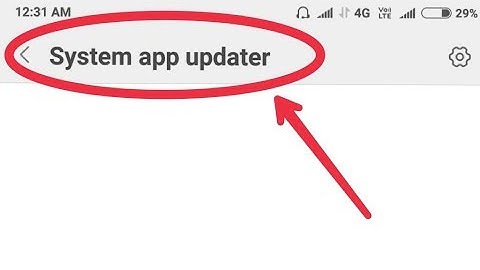 How To Use System apps updater in Xiaomi Redmi Note 5 Pro