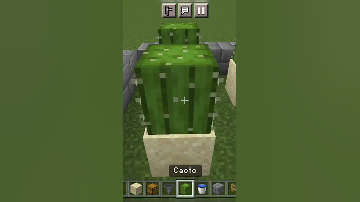 Tutorial Farm de Cacto - Minecraft Bedrock