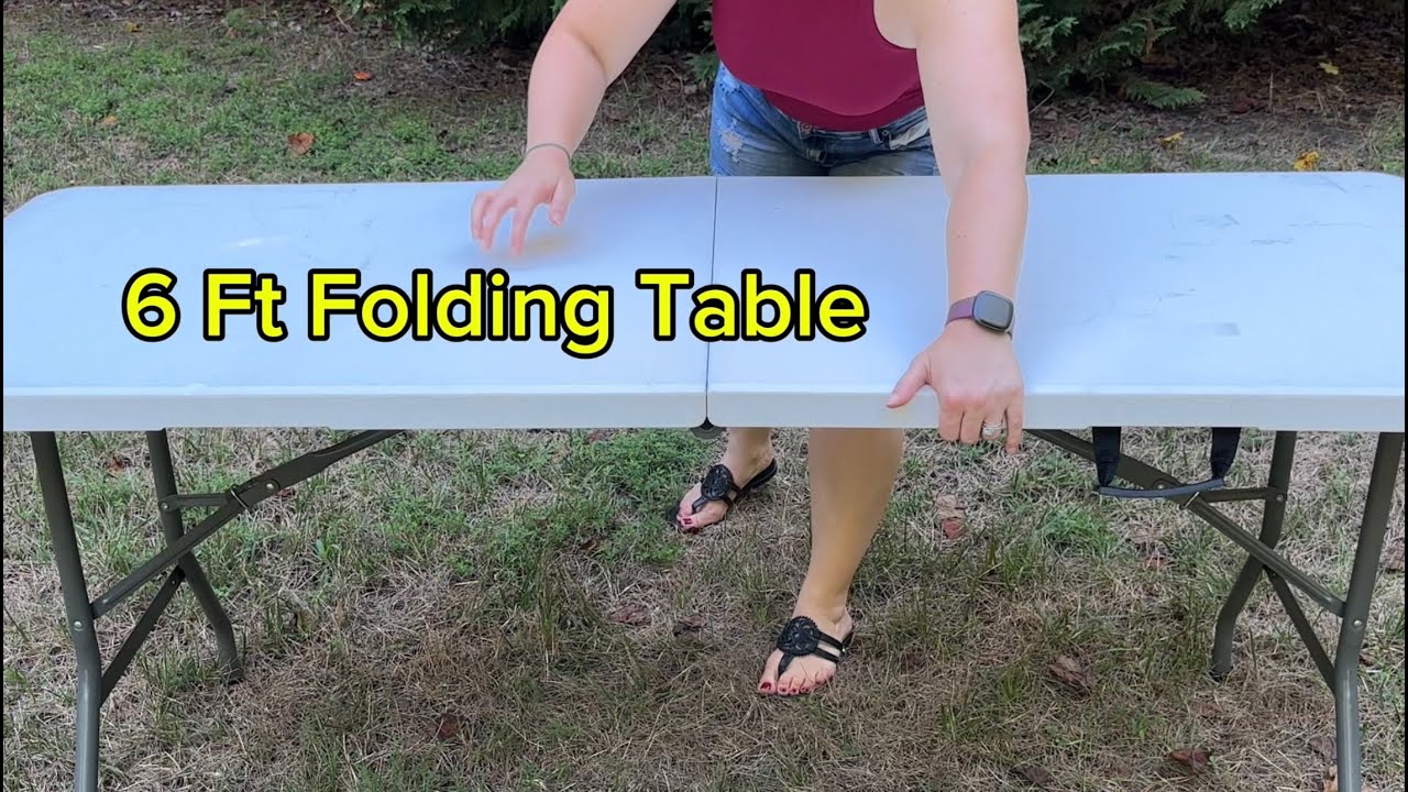 Honest Review of this 6 Foot Event Table - YouTube