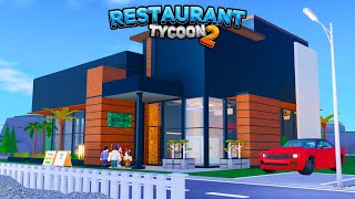 ROBLOX | How To Build a Stylish Restaurant Design for only 59k (SPEEDBUILD) | Restaurant Tycoon 2