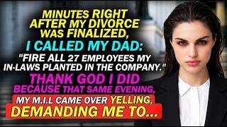 My Mother In Laws SECRETLY Planted 27 Employees in My Dad's Company — Until My Divorce Set Me Free