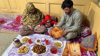 First Iftari Of Ramdan 2024 || Cooking Most Popular Chinese Dish In Our Village || Thread Samosa 🌙✨