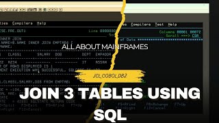 How to join 3 tables in DB2 || All About Mainframes