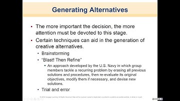 Managerial Decision Making Lecture