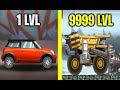 STRONGEST BEAST CAR EVOLUTION! Max Level Power & Speed in Monster Hill Racer! (9999+ Level Vehicle!)