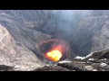 Lava lake of active volcano by LG smartphone 1 (4K)