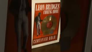 Leon Bridges Coming Home Gold Plaque at his home in Fort Worth TX #subscribe #shorts