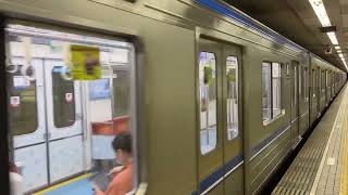 Osaka Metro四つ橋線23系愛車5編成住之江公園行き発車シーン