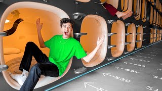 I SPENT 100 HOURS IN CAPSULE HOTELS!!