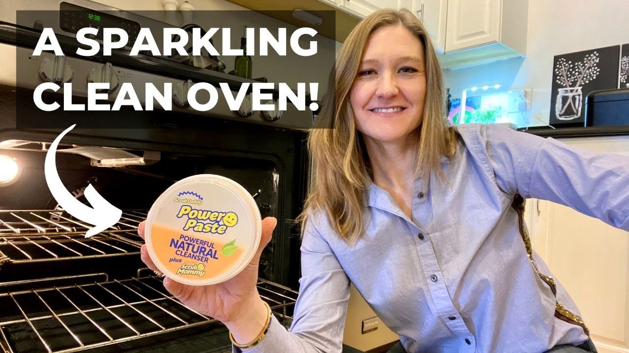 How To Use Scrub Daddy Power Paste To Clean Your Oven • Start with the Bed