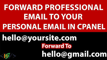 How to setup Email forwarding in cpanel to Forward your emails to Gmail/Yahoo/Hotmail
