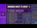 Min Swaps to Group 1s