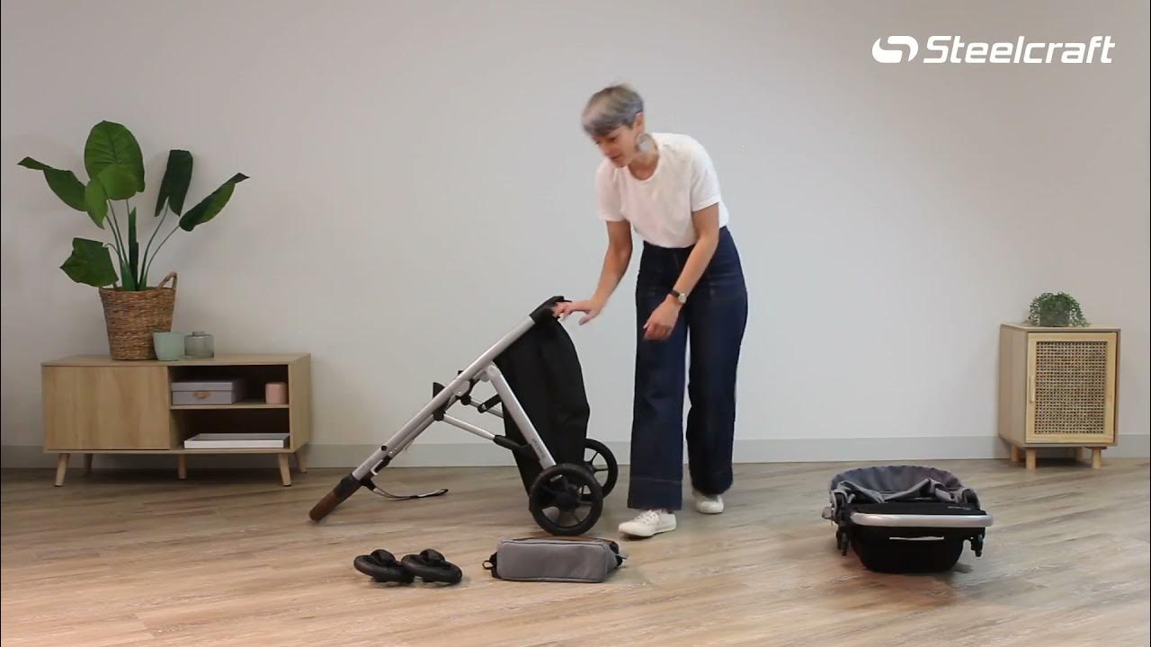 STEELCRAFT STRIDER MINI HOW TO ATTACH THE WHEELS YouTube