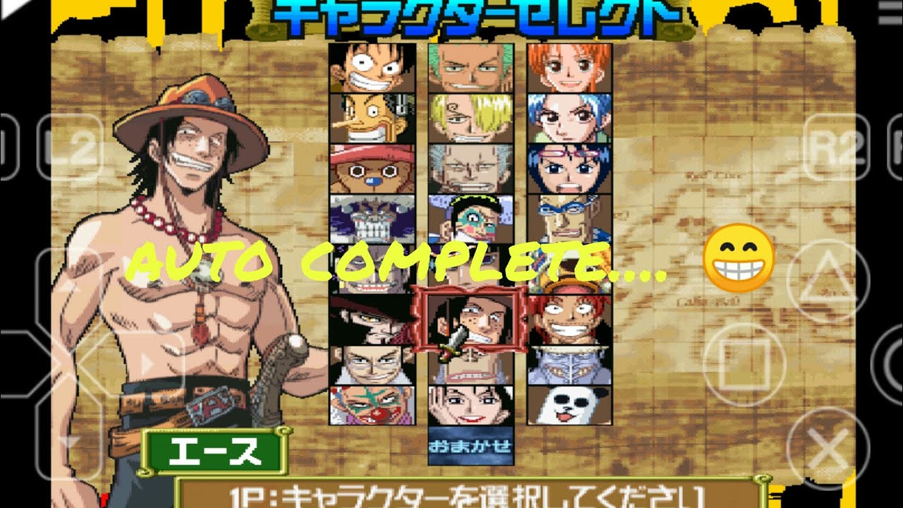 One Piece Grand Battle 2. Cheat Code Unlock all characters YouTube