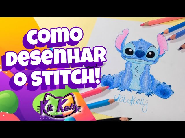 Como DESENHAR o STITCH - Como DIBUJAR a STITCH - How to DRAW STITCH 