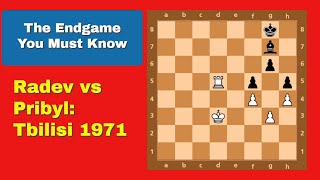 Play video: Rook vs Bishop Endgame Technique You Must Know | Nikolai Radev vs Josef Pribyl: Tbilisi 1971