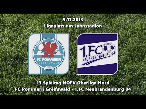 Pommern Greifswald - FCN (13.Spieltag AOL 2013/14) oberliga live