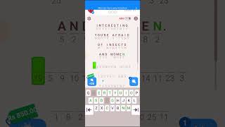 Cryptogram letters and Numbers Level 41