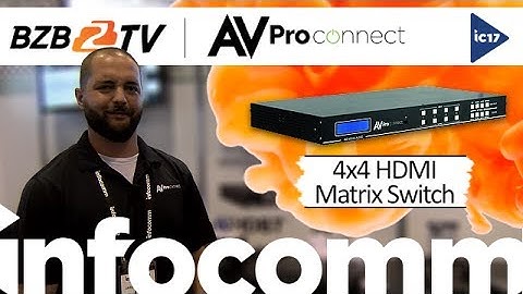 AVProConnect AC-MX44-AUHD 18Gbps 4K HDMI Matrix Switch