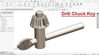 Drill Chuck Key in Solidworks