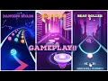 DANCING ROADS, HOP BALL 3D, BEAT ROLLER!! GAMEPLAY!!