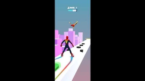 SPIDERMAN SKATER STACKER GAMEPLAY WALKTHROUGH ANDROID, IOS MOBILE |ALL LEVELS|#shorts games