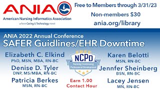 SAFER Guidelines/EHR Downtime Preview