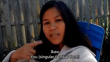 Learn Tagalog (Filipino) Lesson 1 (1of 3): Pronouns and Sentences, English Tagalog subtitles
