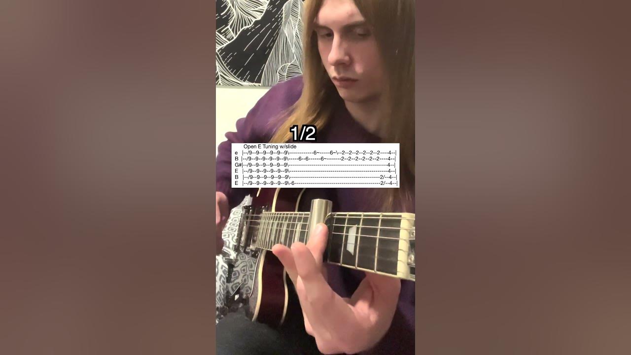 Santo & Johnny - Sleep Walk (Slide Guitar Cover) With Tabs