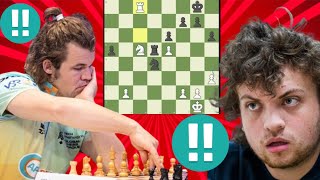 2912 Elo chess game | Hans Niemann vs Magnus Carlsen 3