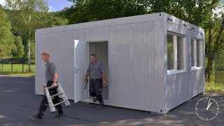 Wechsel Der Wandelemente Bei Den Containern Von Kleusberg