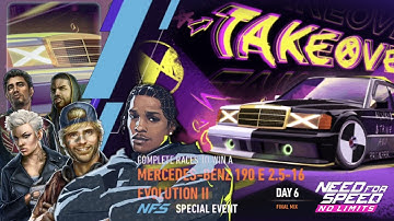 Mercedes-Benz 190 E 2.5-16 Evolution II | Day 6  FINAL MIX | NFS No Limits: Takeover