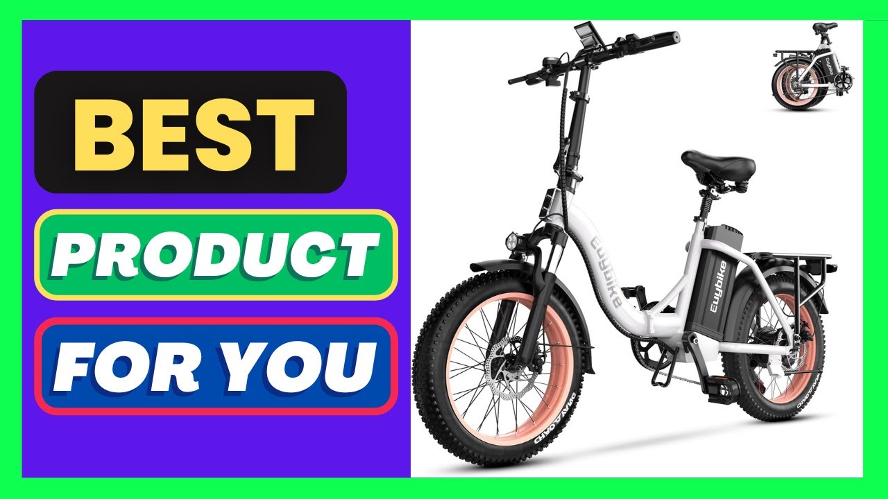 EUYBIKE Folding Electric Bike for Adults with Peak 1000W Motor