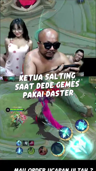 ketua salting pakek kacamata saat Dede gemes pake daster#pascolkintil