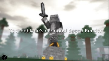 "So long Nerds" - Memorial Speed Render | Technoblade