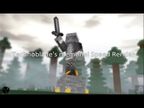 "So long Nerds" - Memorial Speed Render | Technoblade