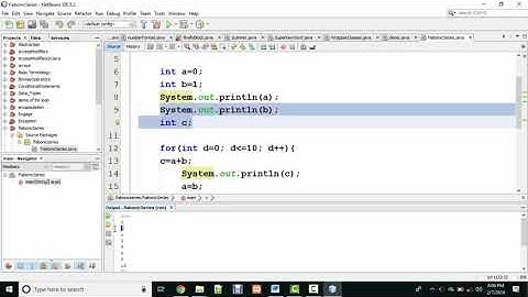 Fibonacci Series  FOR LOOP IN JAVA || AMJAD ALI || IN HINDI/URDU