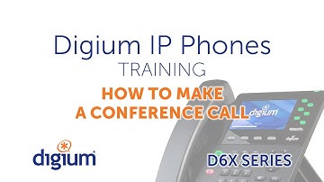 Digium IP Phones Training | 09 How to Make a Conference Call | D6X series