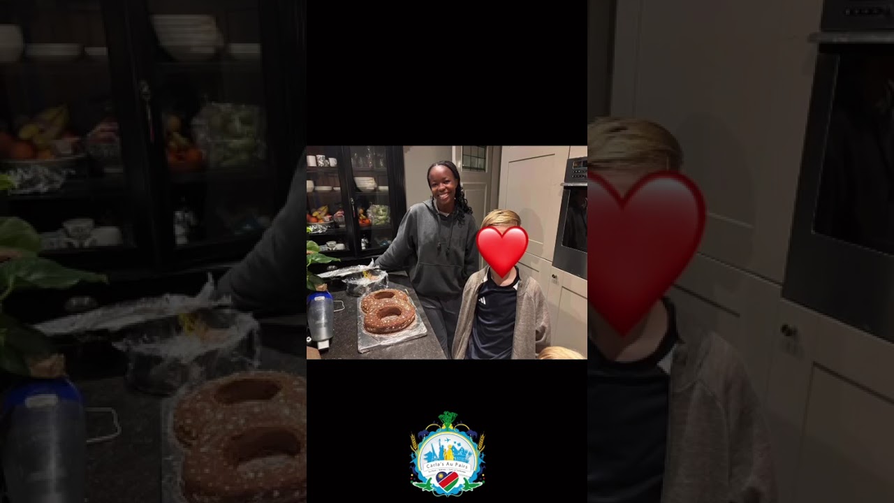 Namibian Au Pair Baking Host Kid’s Birthday Cake | Carla's Au Pairs