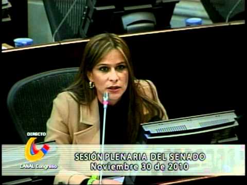 Senadora Maritza Martnez Aristizbal. Carta al presidente Santos por crisis invernal en el pais.
