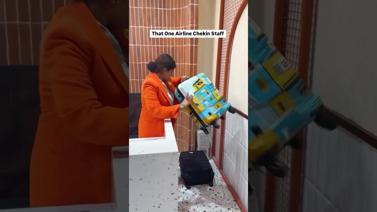 THAT ONE AIRLINE CHECKIN STAFF