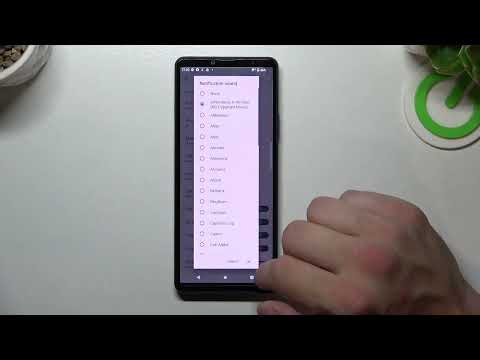 How To Set Custom Notification Sounds On SONY Xperia 10 IV Change Notification Sound 