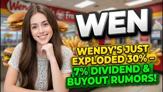 Wendy’s Just Exploded 30% – 7% Dividend &amp; Buyout Rumors! | WEN Stock Analysis