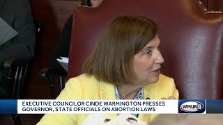 Councilor Warmington presses Gov. Sununu on abortion laws