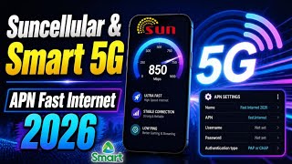 New APN TNT, SMART, SUN Cellular - Fast Internet DATA Settings 2026